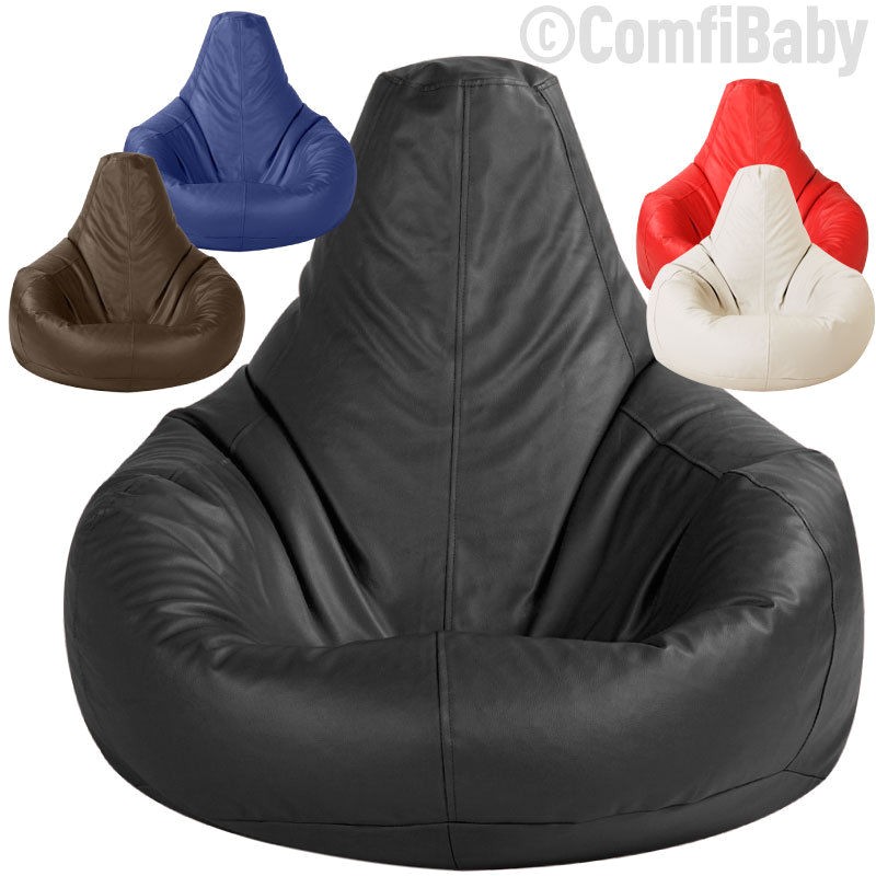 Gaming Bean Bag Chairs for Adults Beanbag Gamer Chair Adult Gaming Bean Bag Faux Leather