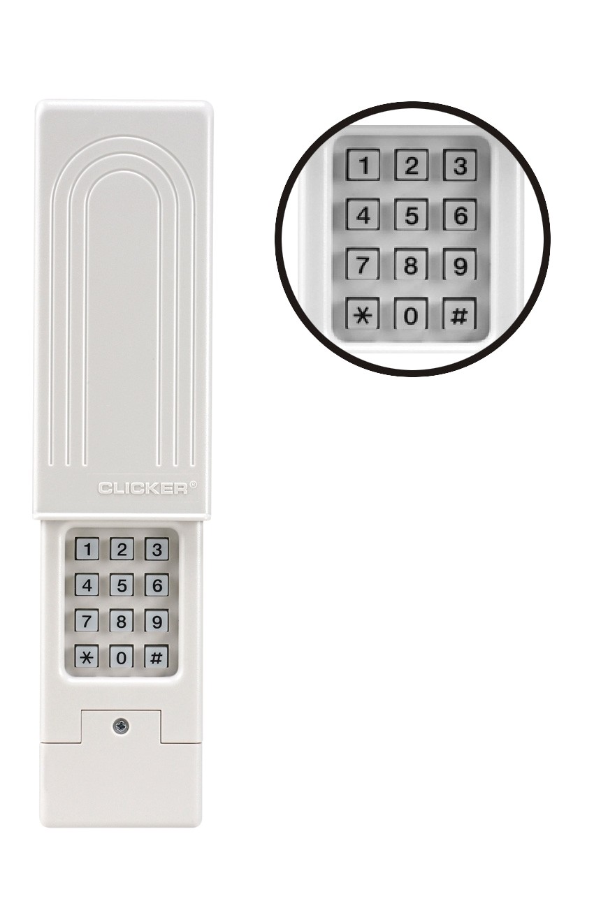 genie garage door opener reset keypad code