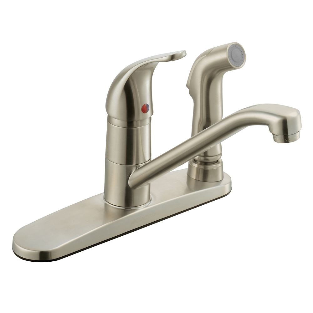 3000 series kitchen faucet side spray brushed nickel 813n 1104 canada discount