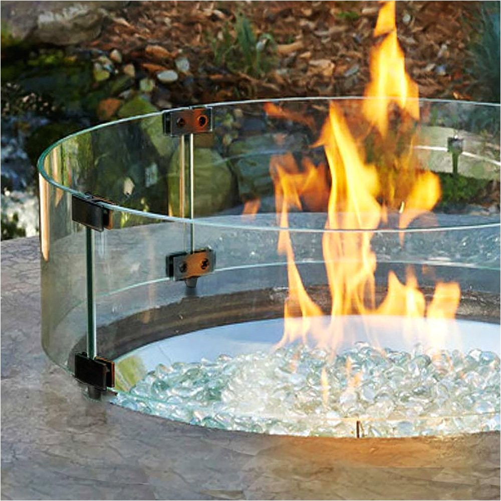 Glass Windscreen for Fire Pit Glass Windscreen for Fire Pit Fire Pit Windshields