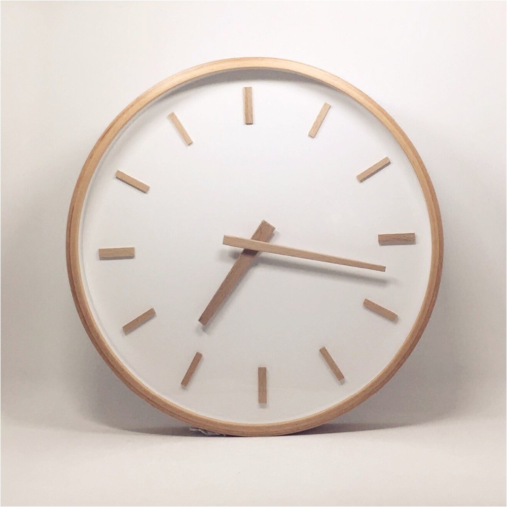 beech frame bell wooden wall clock bedroom living room creative simple silence quartz clock in wall clocks from home garden on aliexpress com alibaba