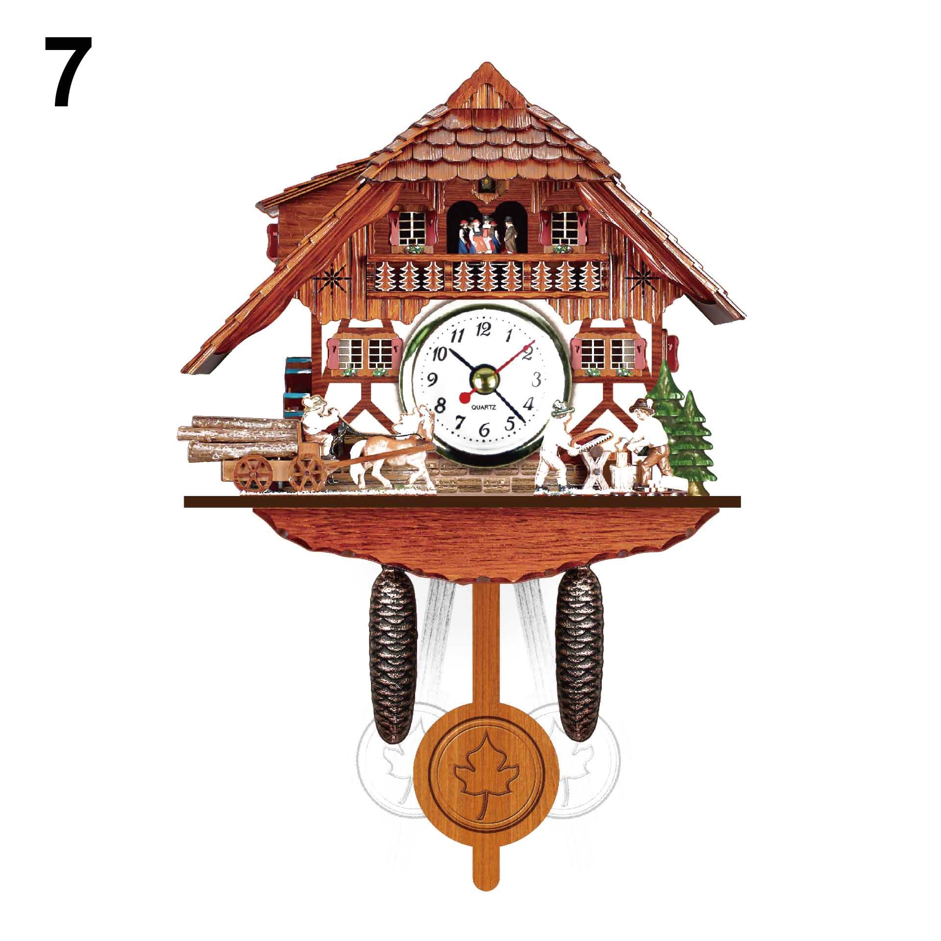 hot new wall clock antique wooden cuckoo bird time bell swing alarm watch home art decor xh8z jy20 in wall clocks from home garden on aliexpress com