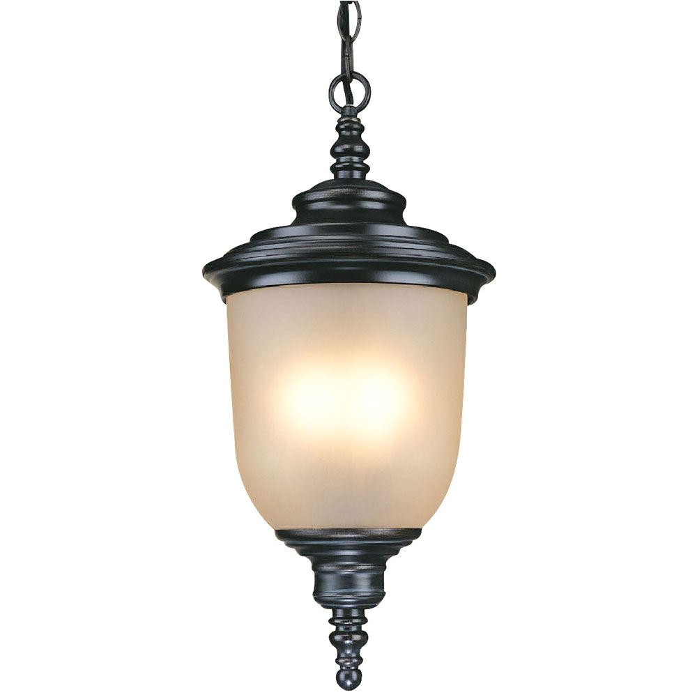 Hampton Bay Lighting Catalog Hampton Bay Chelsea 3 Light Mediterranean Bronze Outdoor