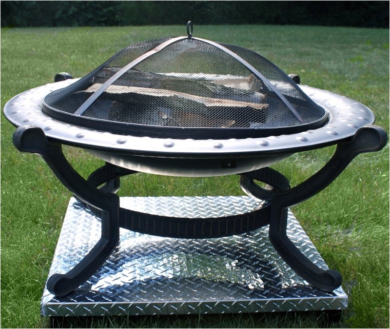 Heat Shield for Fire Pit On Deck Deck Defender and Grass Guard Fire Pit Heat Shield