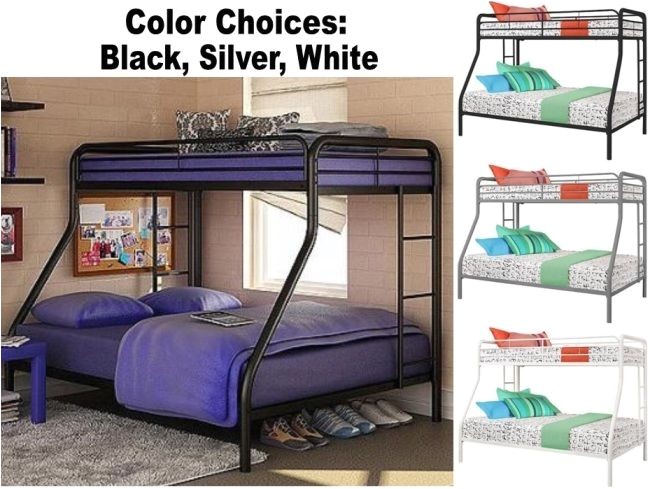 Heavy Duty Metal Twin Bunk Beds Twin Over Full Size Metal Bunk Bed Beds Heavy Duty Sturdy