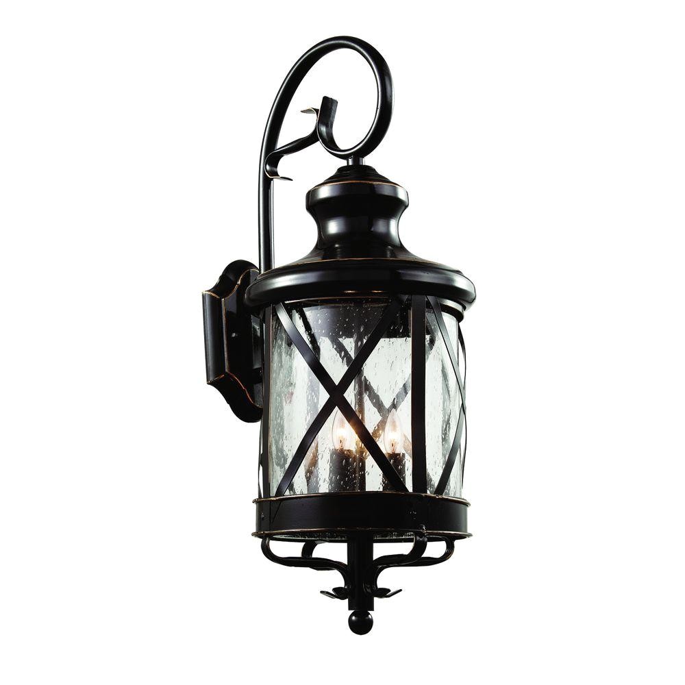 Home Depot Carriage Lights Bel Air Lighting Carriage House 4 Light Outdoor Oiled