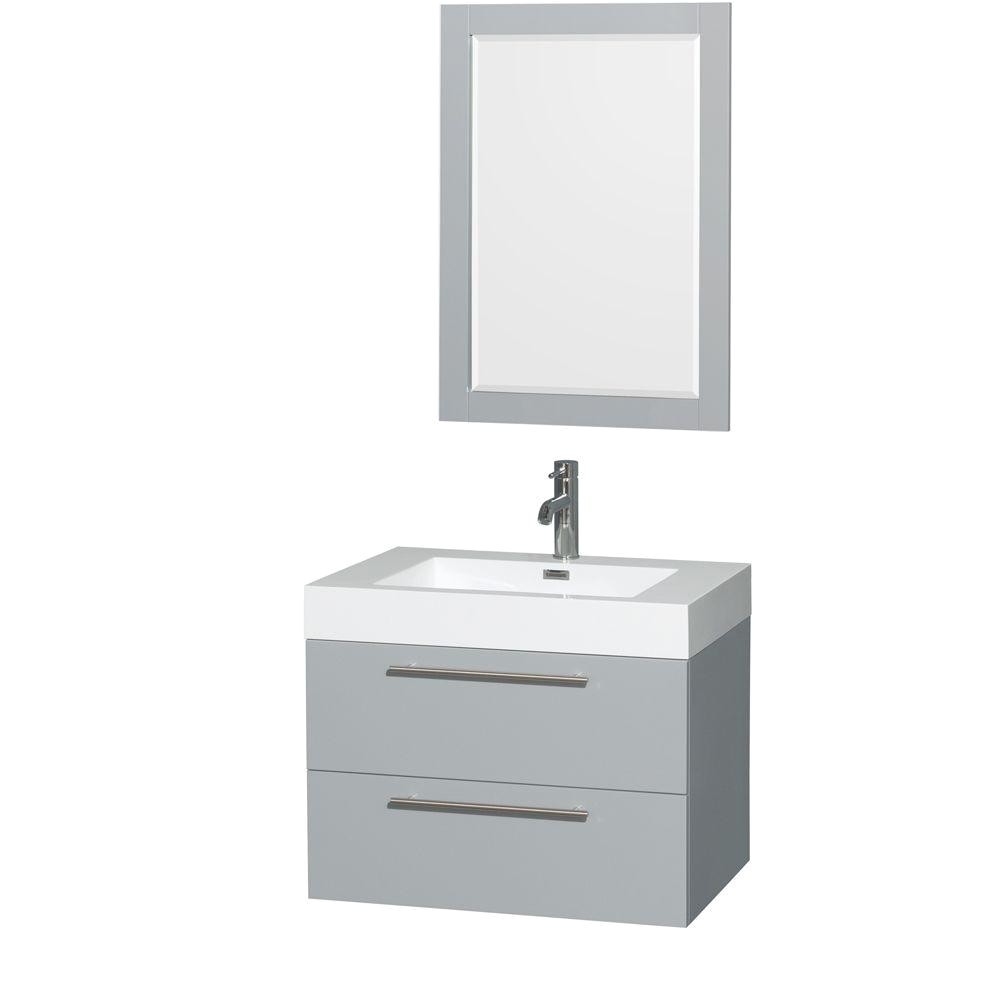 wyndham collection amare 29 in w x 20 in d vanity in dove gray