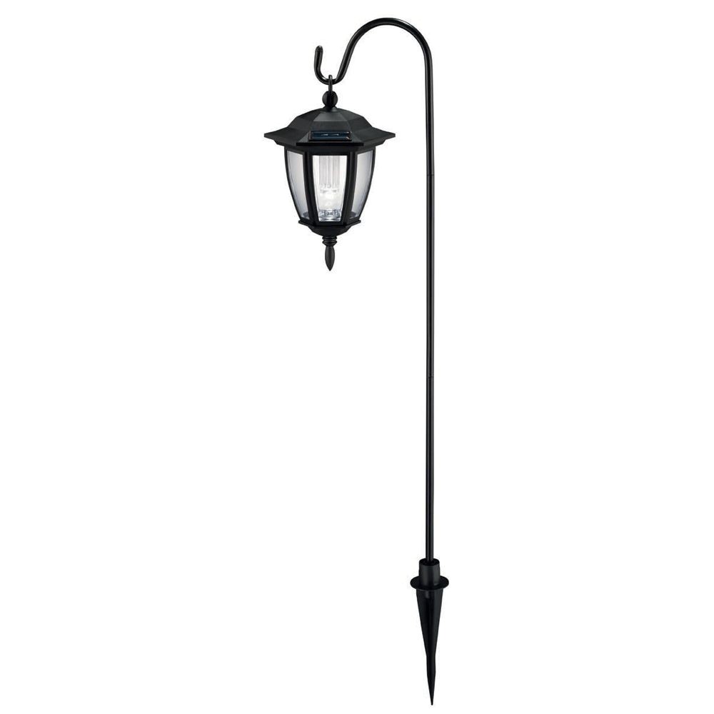 Home Depot solar Coach Lights Hampton Bay Black 4 Piece solar Dual Mount Coach Light Set