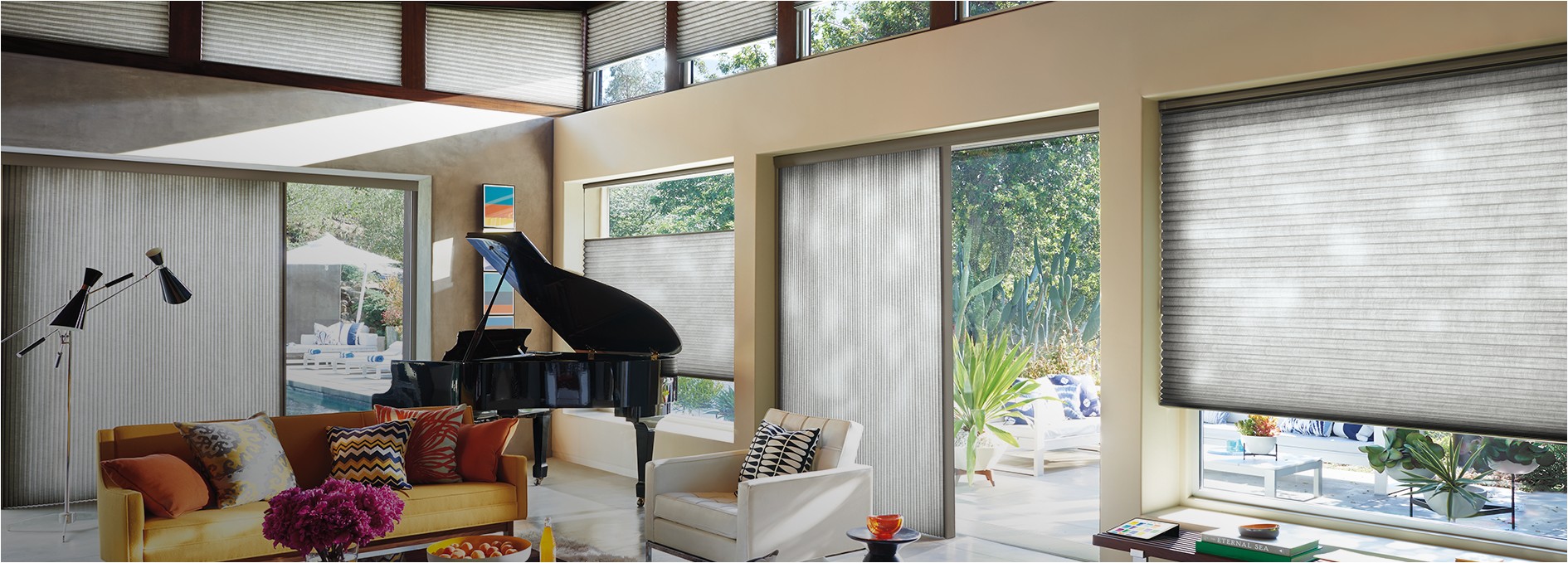 Honeycomb Shades with Vertiglide Hunter Douglas Vertiglide Operating System today S Window