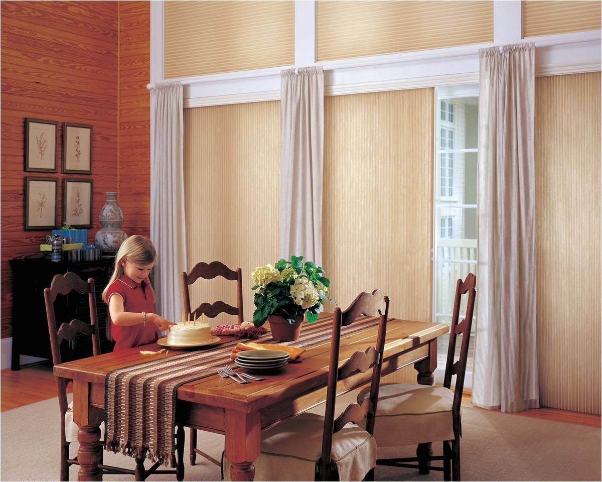 vertiglide honeycomb shades