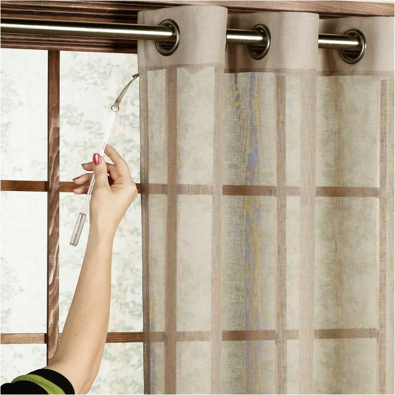 how to hang door curtains without drilling