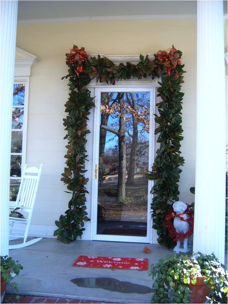 hanging garland around front door fresh ideas how to hang garland around front door on hanging garland around front door