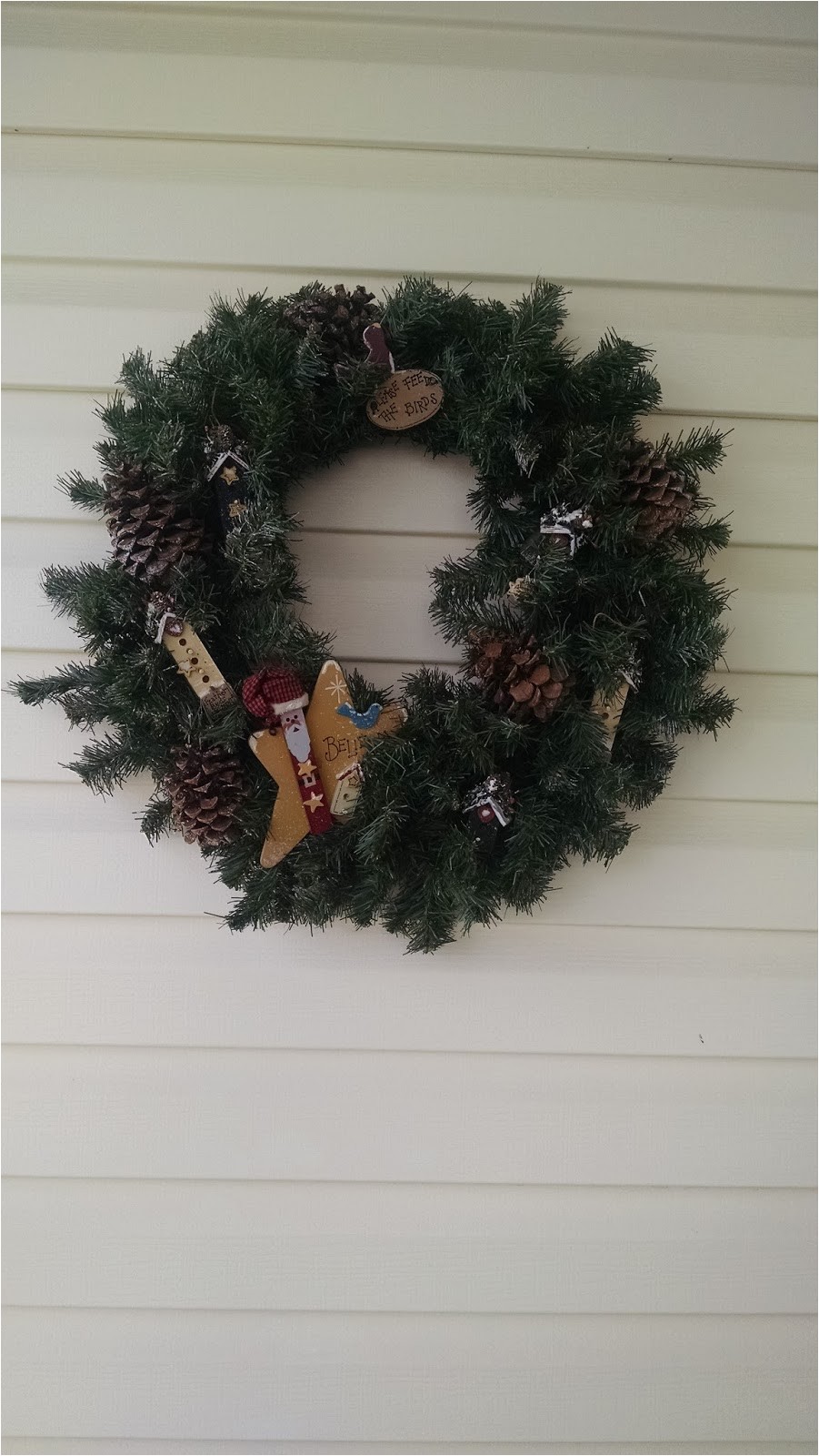 how to hang wreath on vinyl siding m 1