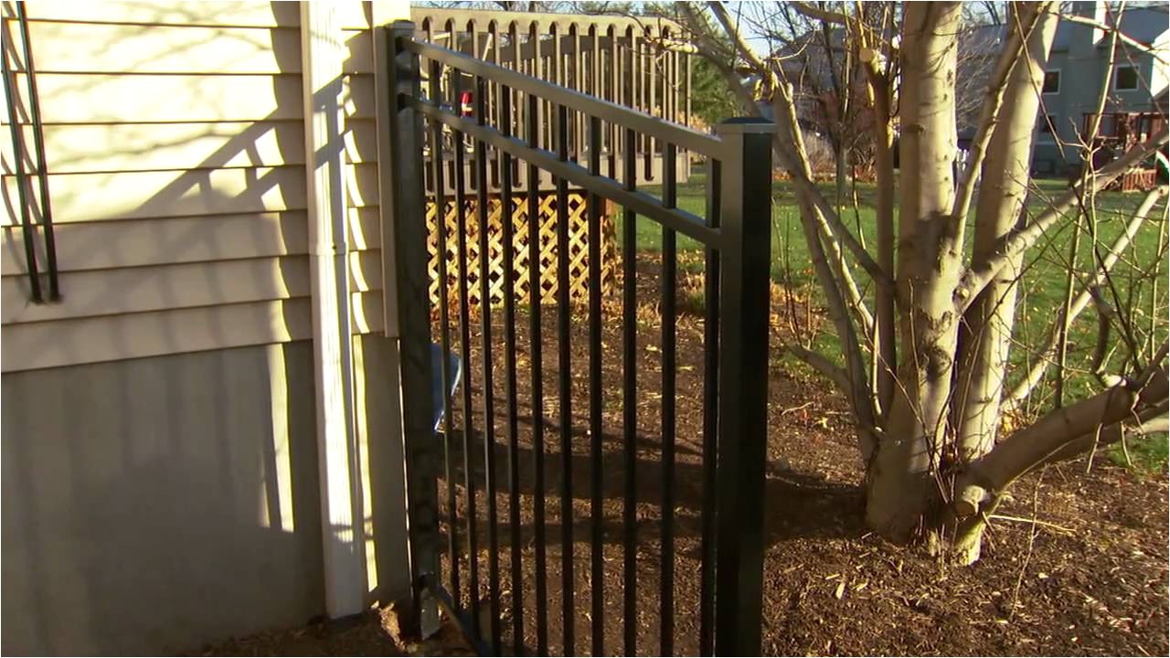 decorative metal fence installation tips installing posts and panels youtube