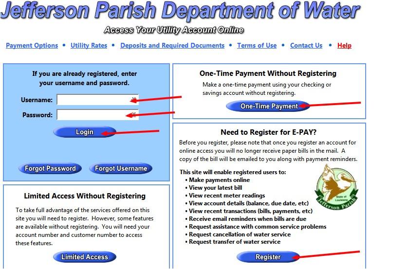 Http Waterbill Jeffparish Net Jefferson Parish Water Bill Payment Learn How to Pay