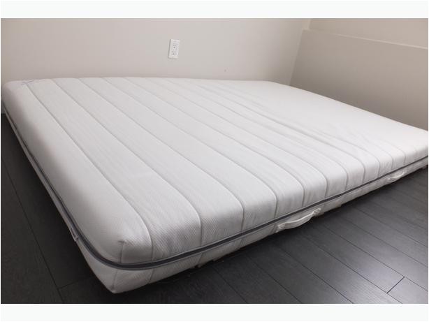 ikea bed with memory foam mattress