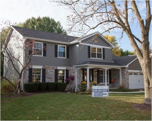 timeless beauty with aged pewter james hardie siding