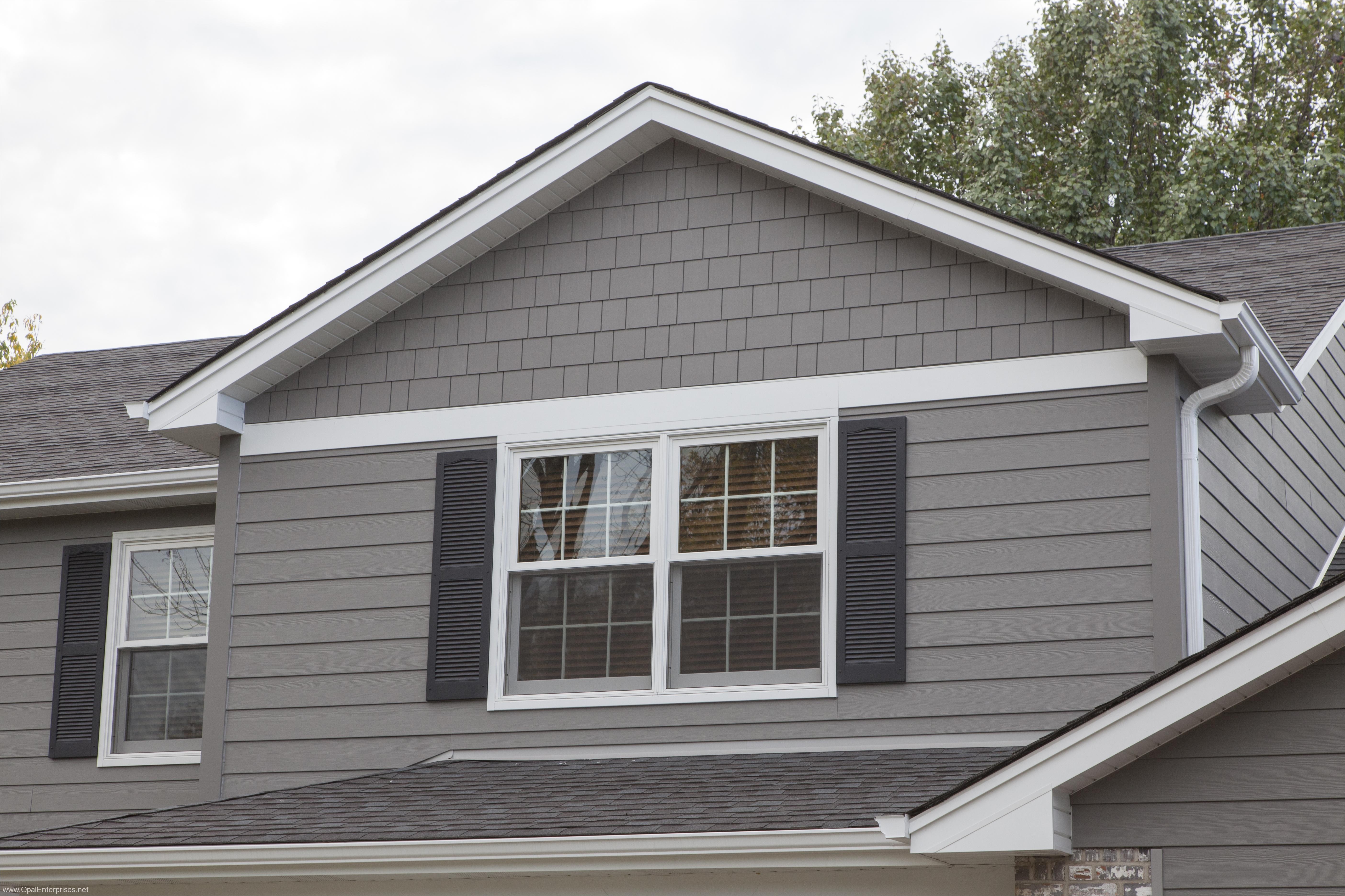 timeless beauty achieved with aged pewter james hardie siding