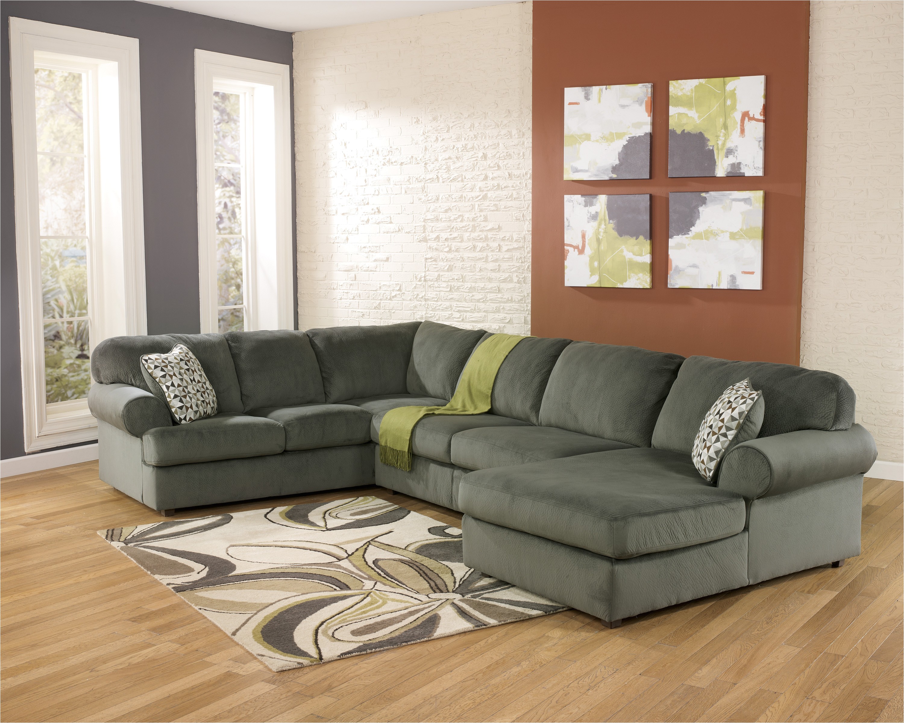 Jessa Place 3 Piece Sectional Pewter Buy Jessa Place Pewter Laf sofa with Raf Corner Chaise