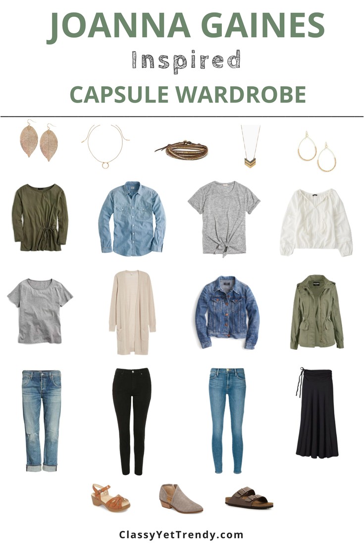 Joanna Gaines Capsule Wardrobe Joanna Gaines Inspired Capsule Wardrobe 10 Outfit Ideas