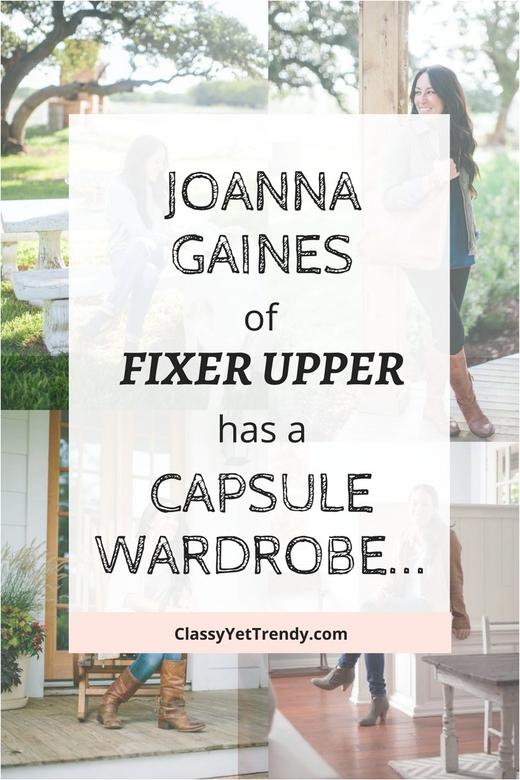 Joanna Gaines Capsule Wardrobe Magnolia Joanna Gaines Of Fixer Upper Has A Capsule Wardrobe