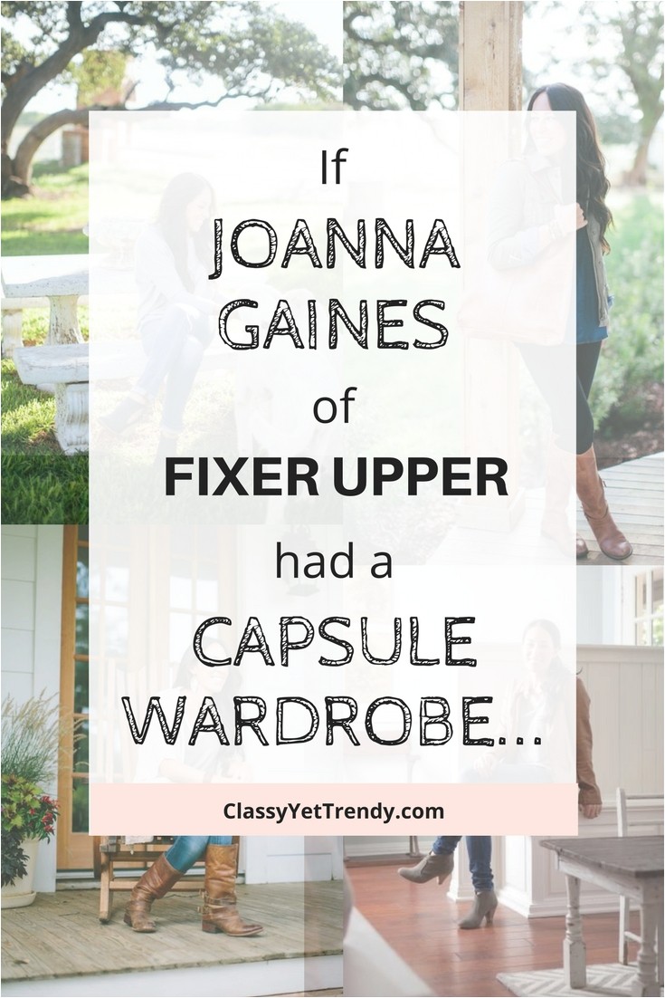 Joanna Gaines Capsule Wardrobe Magnolia Journal if Joanna Gaines Of Fixer Upper Had A Capsule Wardrobe