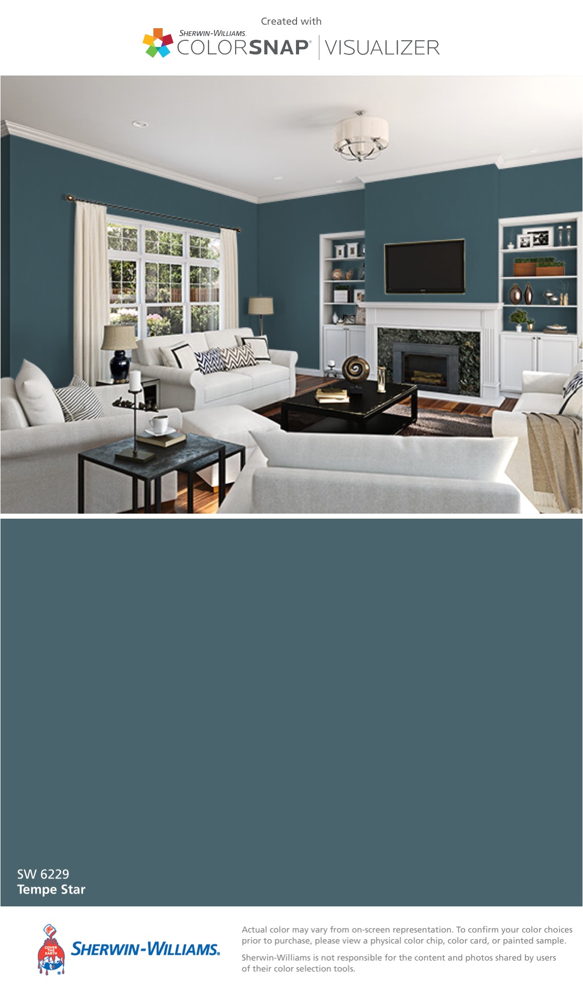 i found this color with colorsnapa visualizer for iphone by sherwin williams tempe star sw 6229