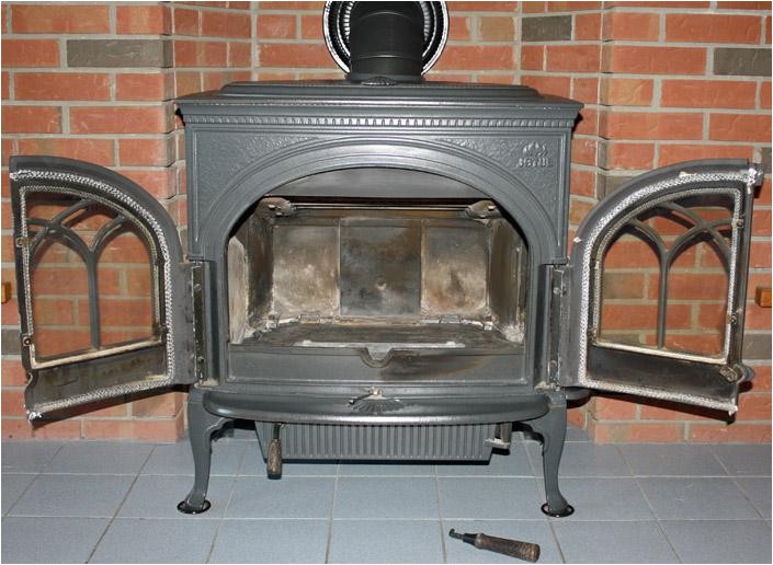 like new jotul f600 firelight wood stove greyblack enameled woodstove 25214384 lite