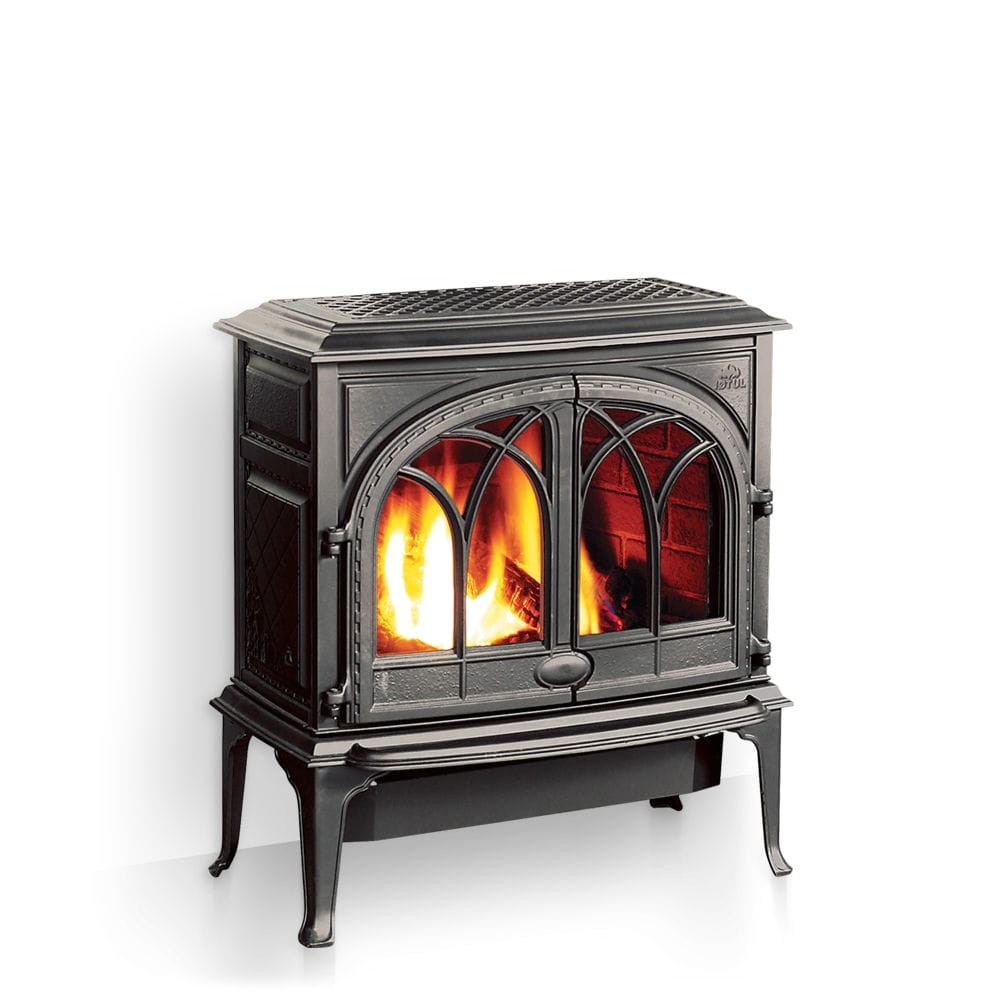 gas heating stove traditional cast iron double door f 400