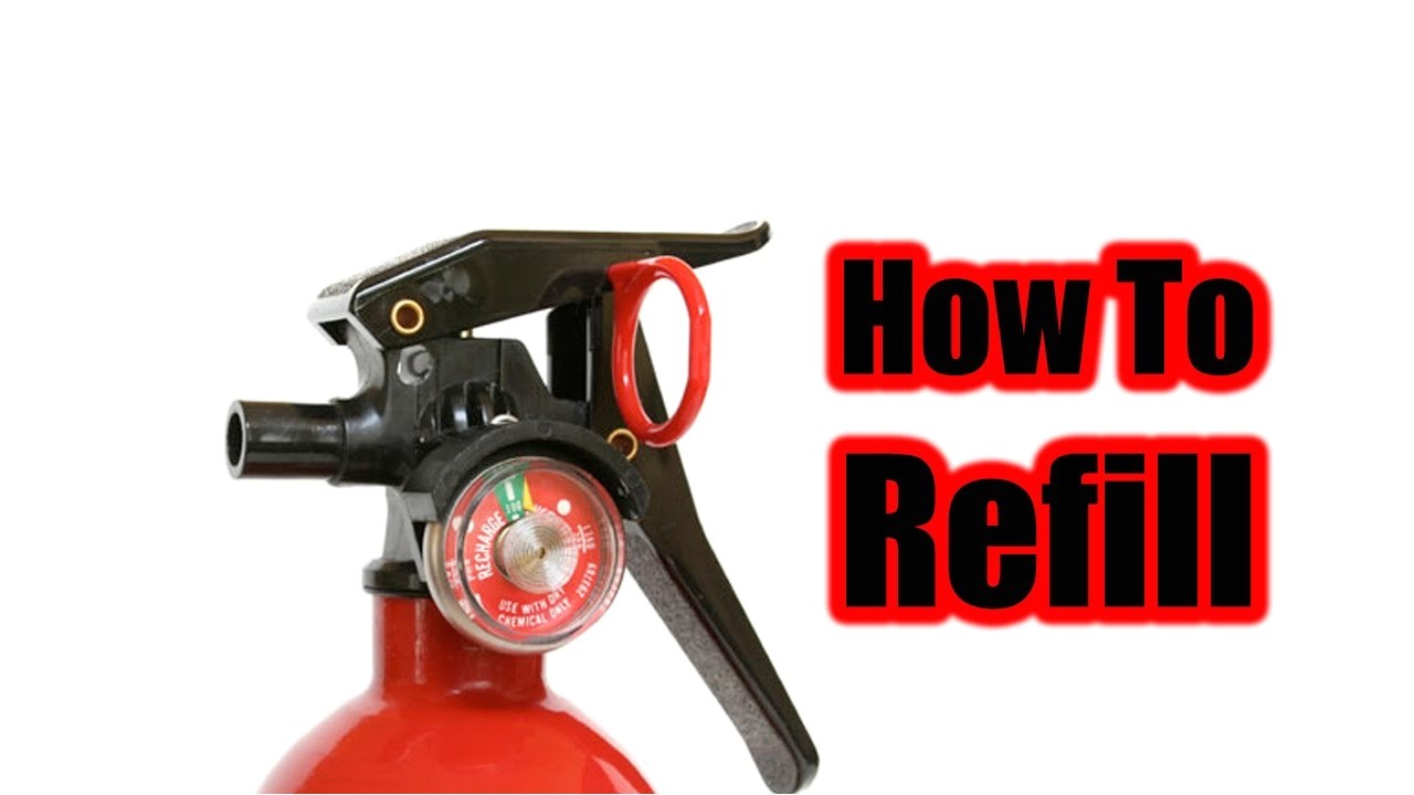 how to refill a fire extinguisher