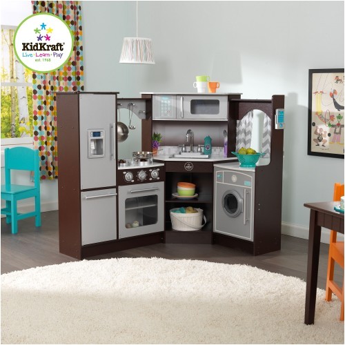 Kidkraft Corner Kitchen Replacement Parts Kidkraft Ultimate Corner Play Kitchen with sounds and