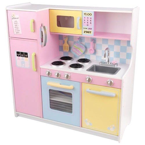 Kidkraft Large Pastel Kitchen Replacement Parts Kidkraft Large Pastel Kitchen Play Kitchens Best Buy