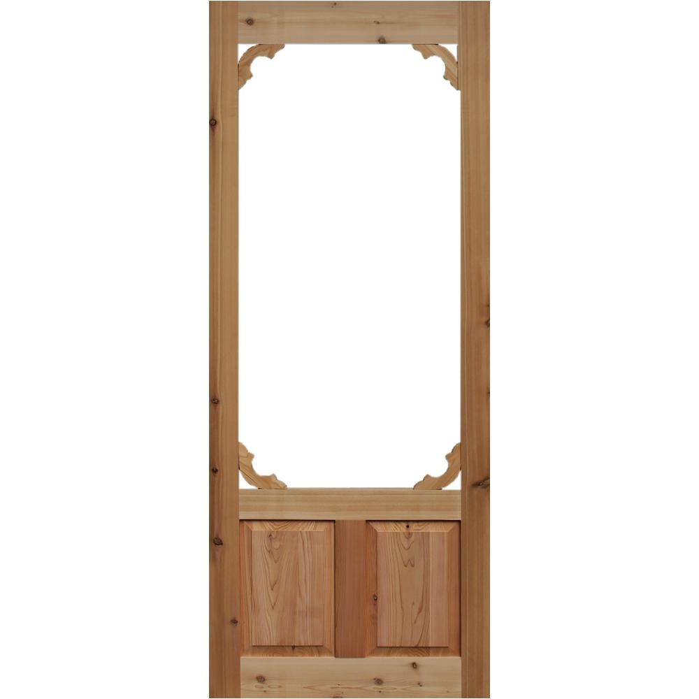 Kimberly Bay Screen Doors Kimberly Bay 36 In X 80 In Woodland Cedar Screen Door