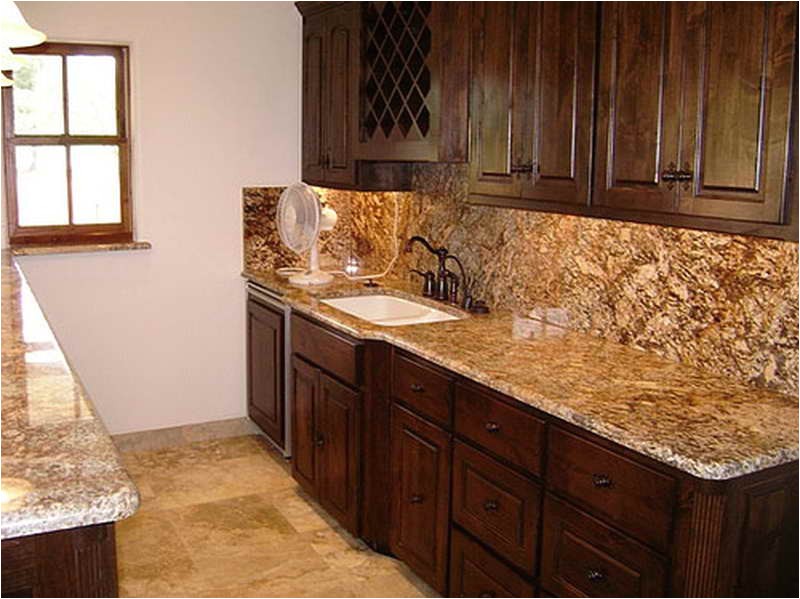 Kitchen Backsplash Ideas with New Venetian Gold Granite New Venetian ...