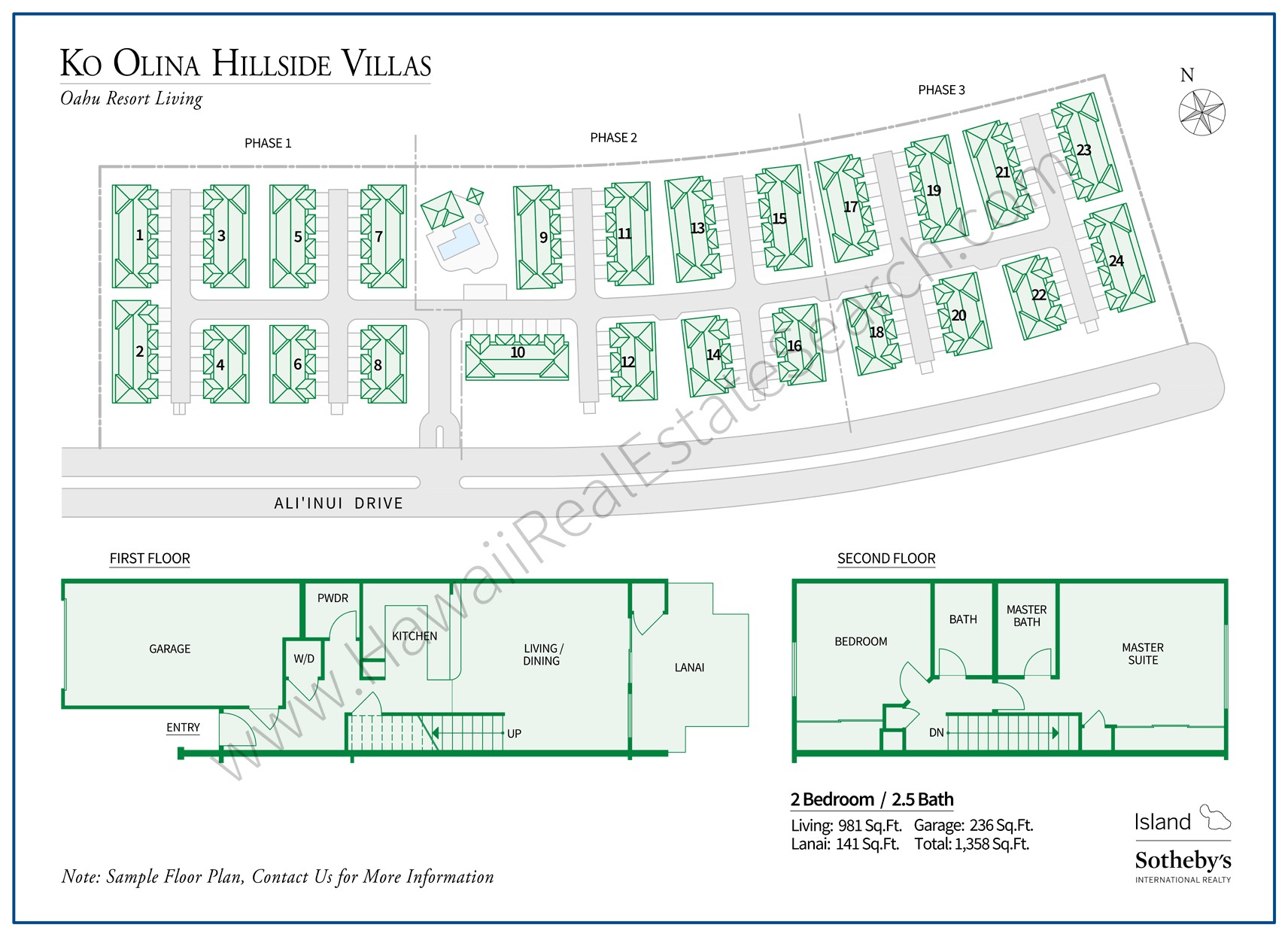 ko olina hillside villas property map