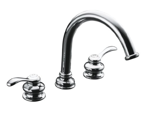 Kohler Roman Tub Faucet Rough In Valve Kohler Fairfax Polished Chrome Traditional Lever Handle