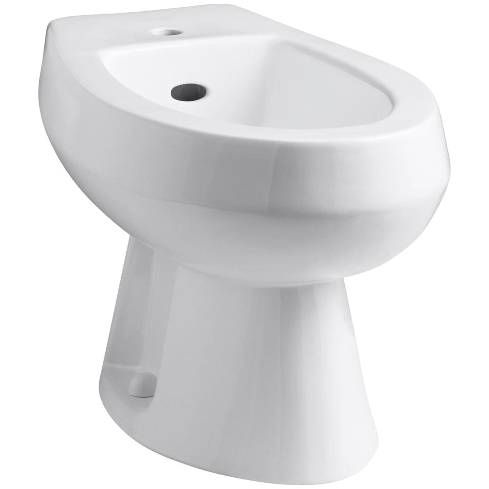 kohler amaretto elongated bidet in white