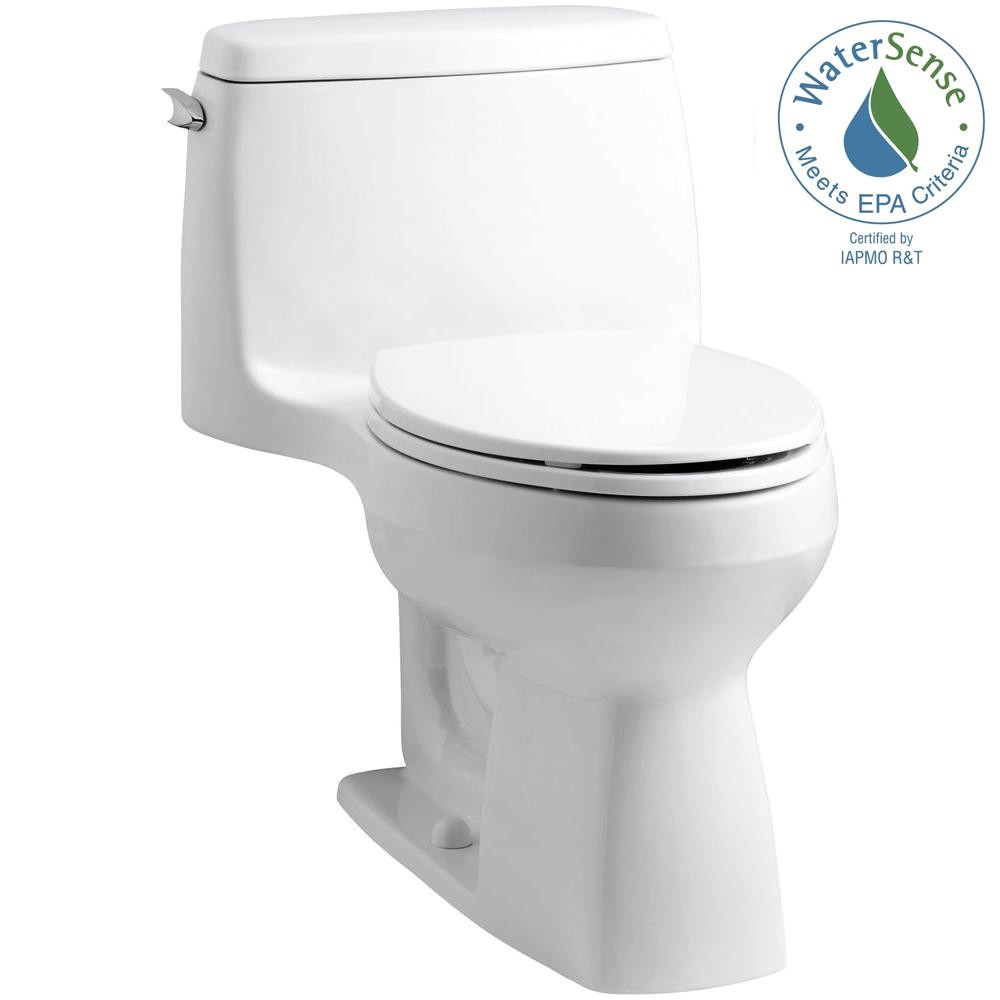 Kohler Santa Rosa Home Depot Kohler Santa Rosa Comfort Height 1 Piece 1 28 Gpf Compact Single