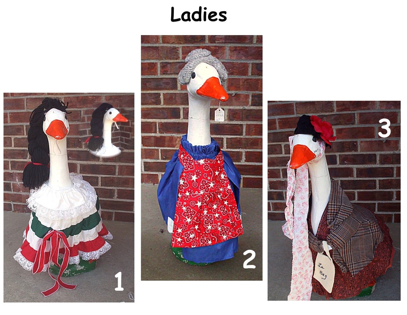large lawn goose outfits for your lady