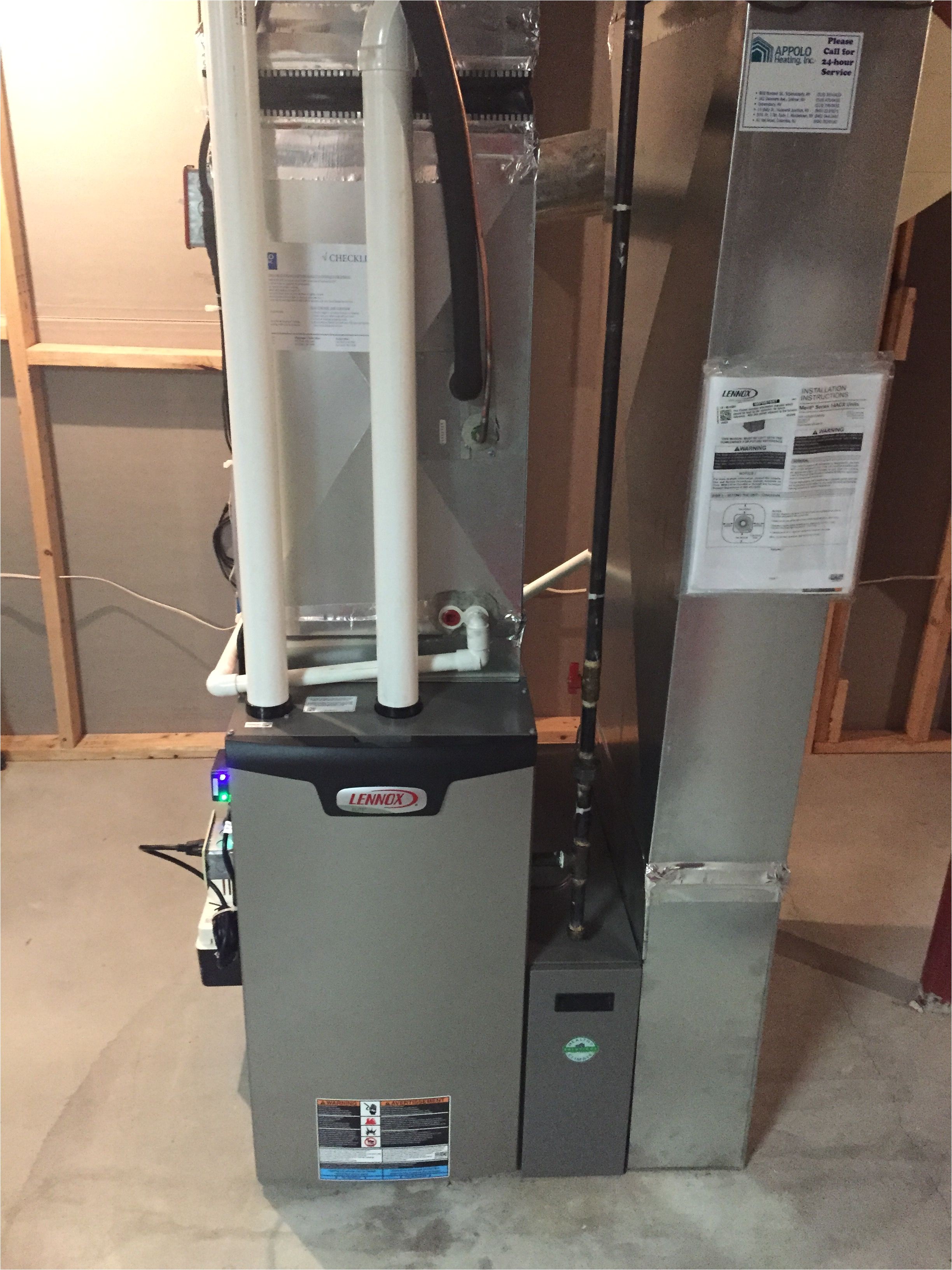 lennox furnace install