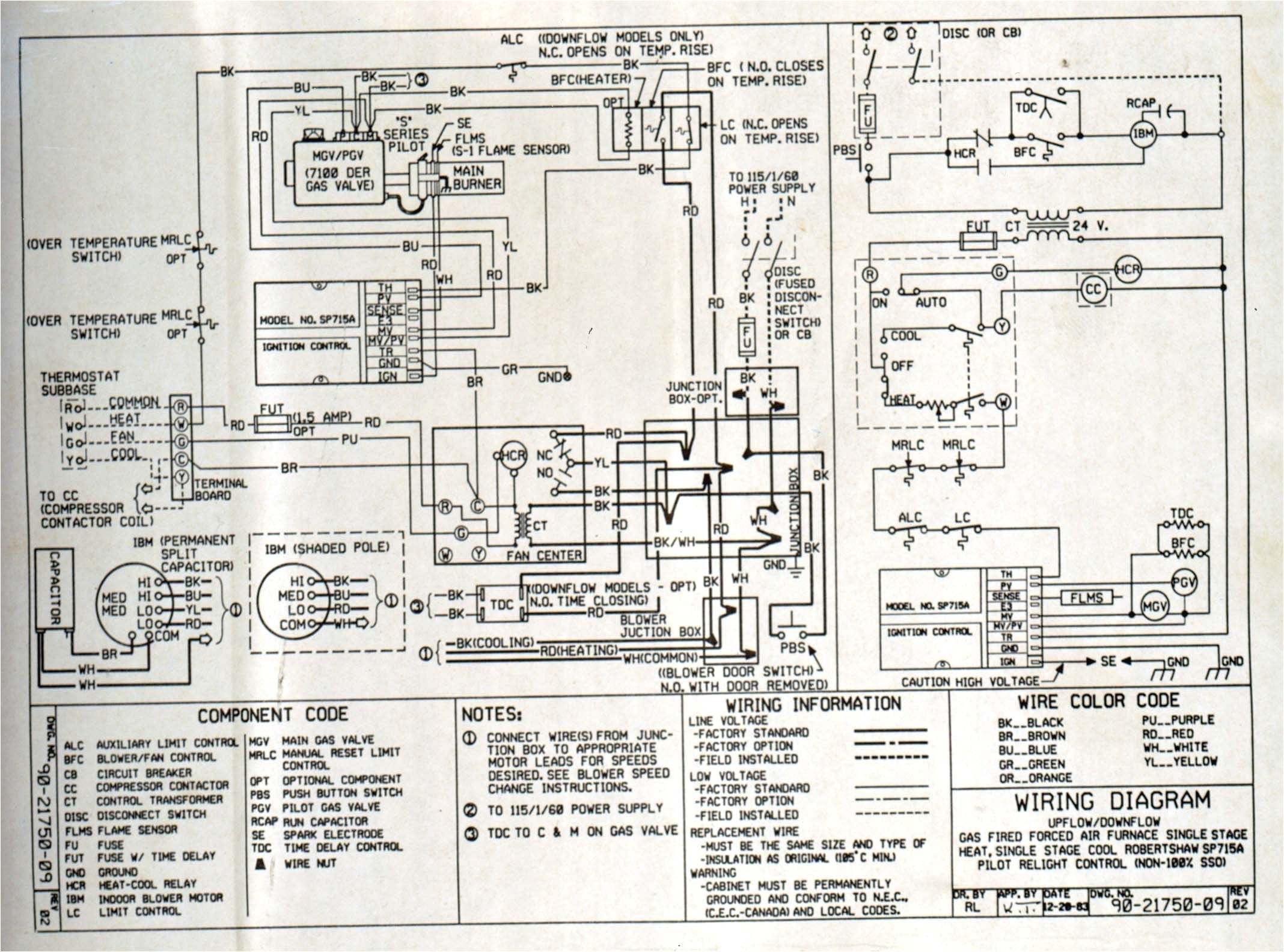 wiring diagram trane gas furnace refrence ruud gas furnace wiring diagram free downloads ruud electric furnace