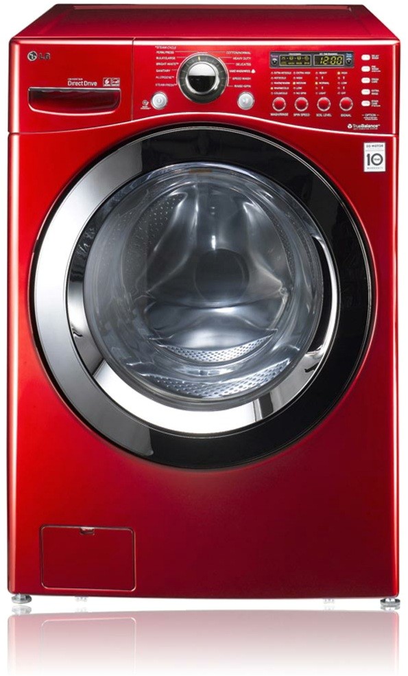 lg frontload washer le displayed