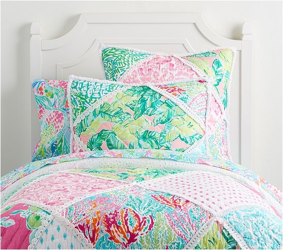 Lilly Pulitzer Bedding Clearance Lilly Pulitzer Party Patchwork Quilt Pottery Barn Kids