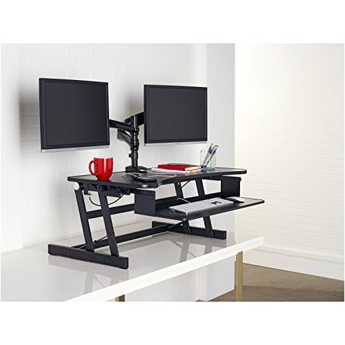 Lorell Llr 99759 Deluxe Ergonomic Sit-to-stand Monitor Riser Lorell Llr99759 Deluxe Ergonomic Sit to Stand Monitor