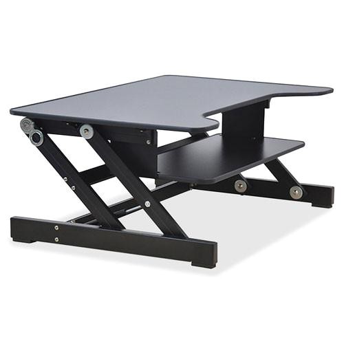 Lorell Sit-to-stand Monitor Riser Black Buy Lorell Sit to Stand Monitor Riser In Black Online
