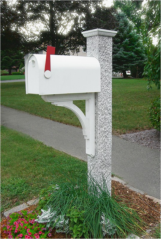 Mailbox Bracket for Granite Post Granite Posts Mailboxes Brackets and Accessories