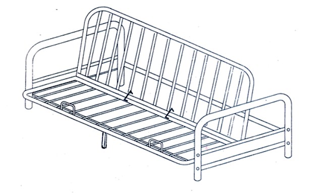 Mainstays Metal Arm Futon assembly Instructions Mainstays Metal Arm Futon assembly Instruction Bm