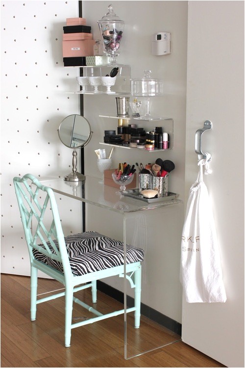 Makeup Vanity Ideas for Small Spaces Chambre Le Blog De Blondie Beauty Un Blog Beaute