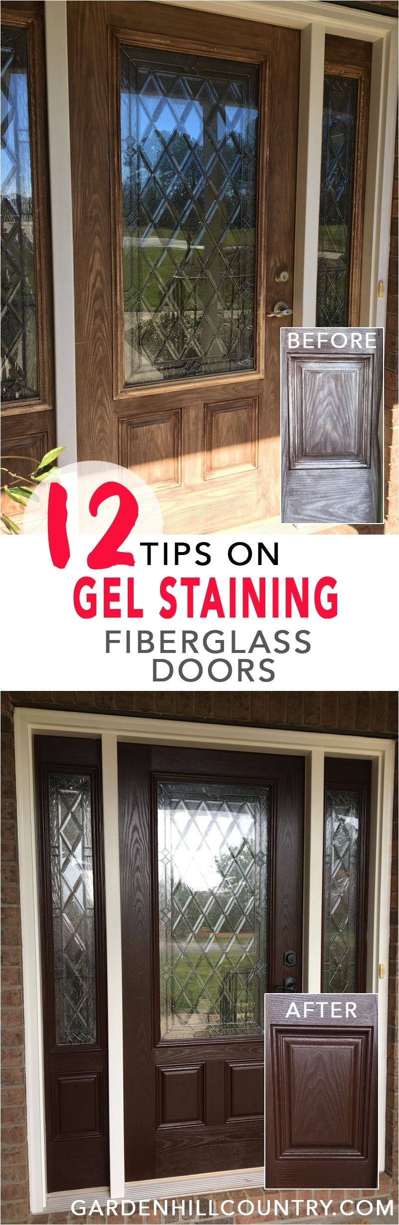 here are 12 tips for gel staining fiberglass doors including information on supplies surface preparation gel application dry time and more