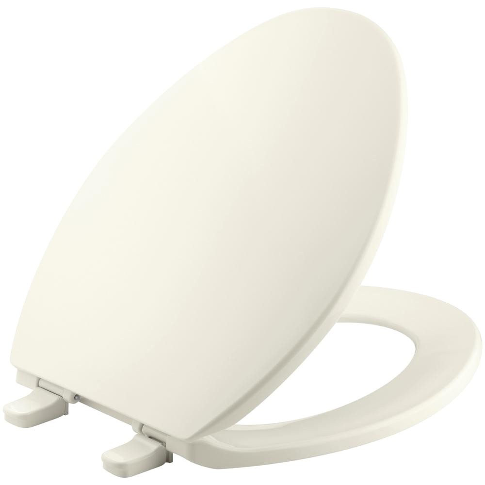 Most Comfortable toilet Seat Shape Kohler Grip Tight Cachet Q3 Elongated Closed Front toilet